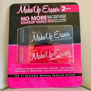 (2) Packs total 4 Makeup Erasers in Original Pink